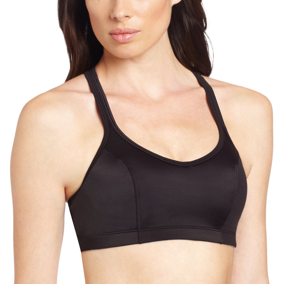 Champion Women's Shaped T-Back Sports Bra  Black  36B