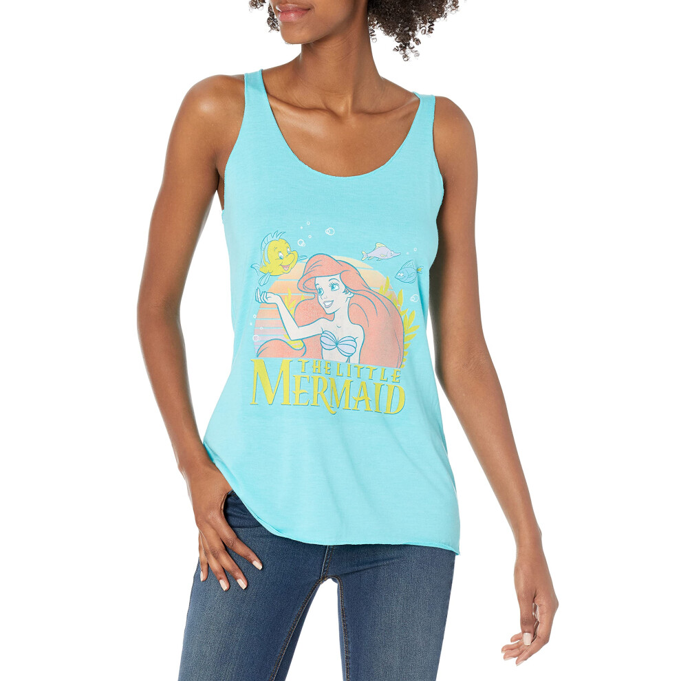 Disney womens Officially Licensed Lm Title Junior's Racerback Tank Shi