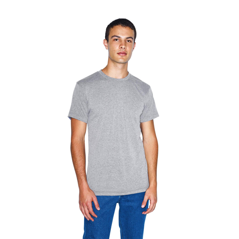 American Apparel Unisex Tri-Blend Crewneck Track Short Sleeve T-Shirt