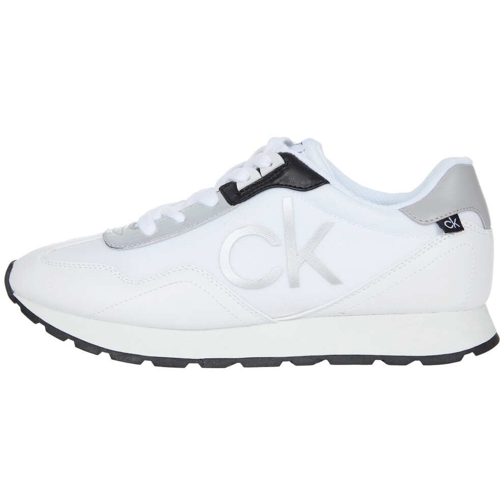 Calvin Klein Women's Caden Sneaker  White  8