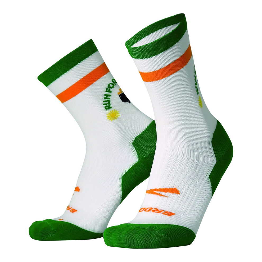 Brooks Ghost Crew Socks I Performance Running Cushioned Socks with Arc