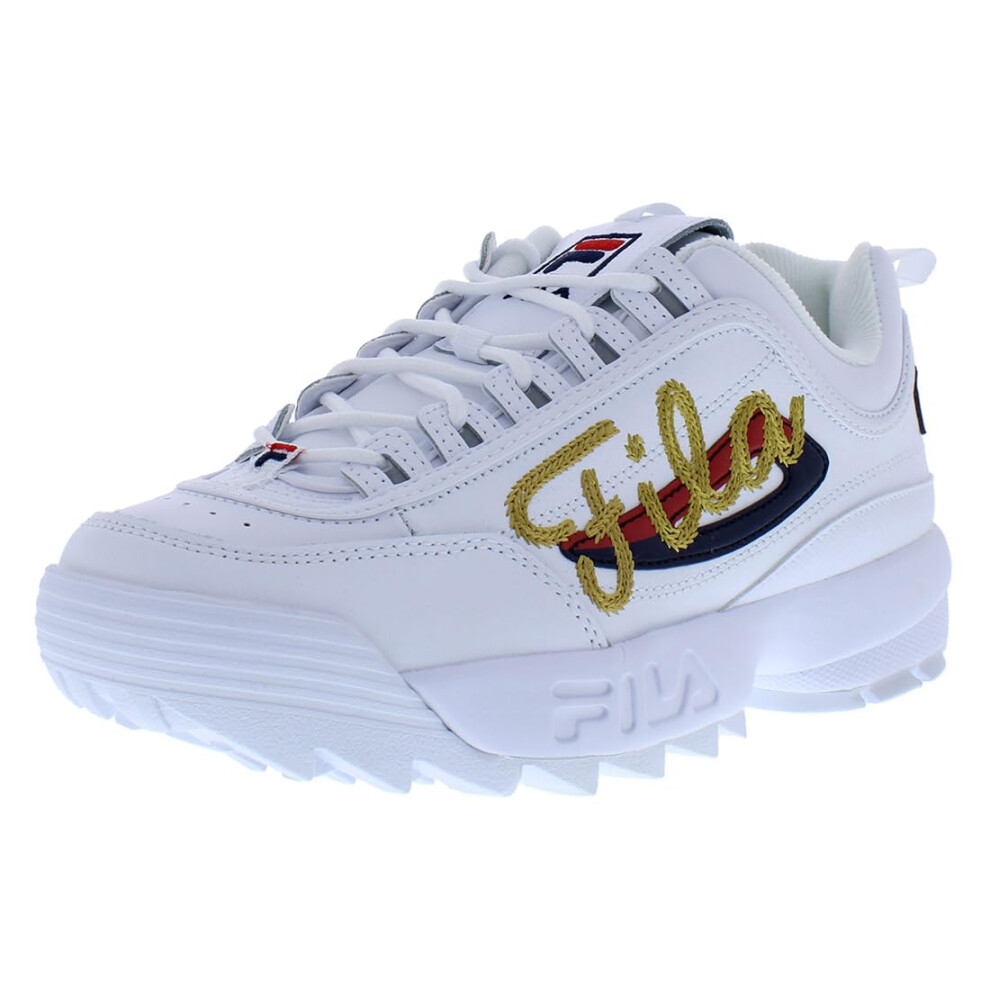 Fila Disruptor II Signature Womens Shoes Size 10  Color: White