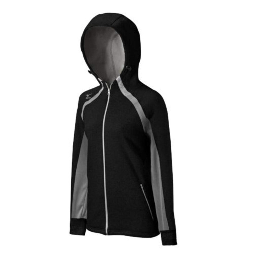 Mizuno Women's Osaka Hoody  Black/Silver  X-Large