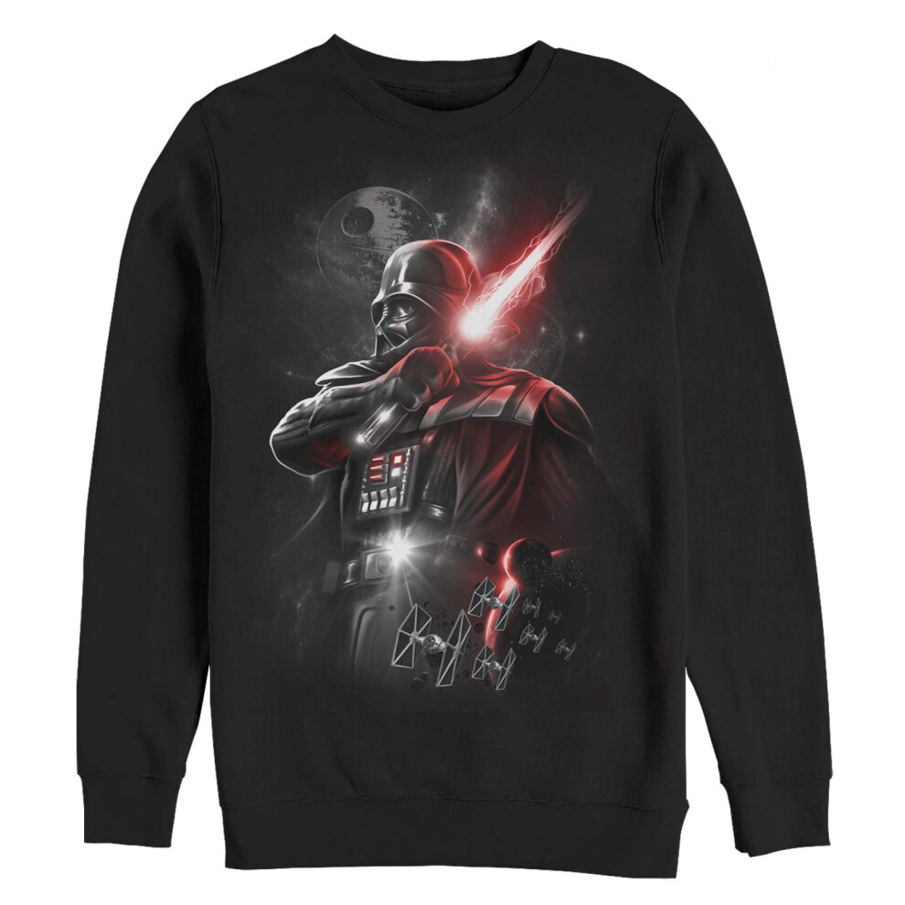 STAR WARS Men's Epic Darth Vader Sweatshirt - Black - X Large