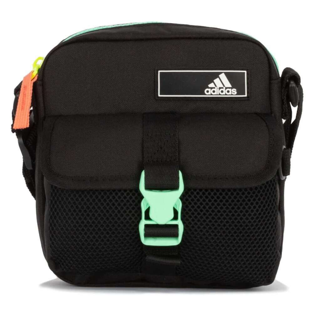 adidas Amplifier 2 Festival Crossbody Bag  Black/Pulse Mint Green/Semi