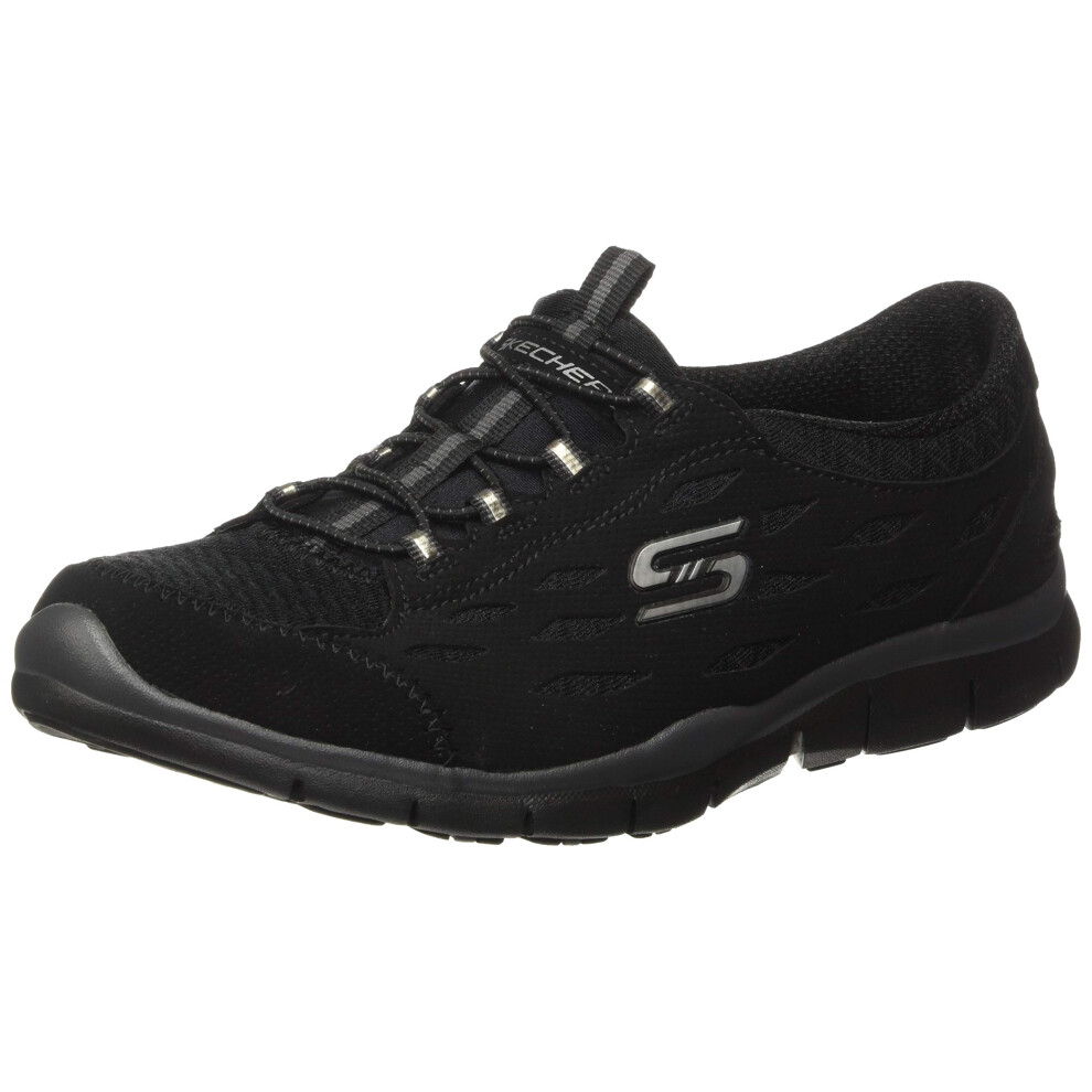 Skechers Gratis - Full-Circle Black 8.5 C - Wide