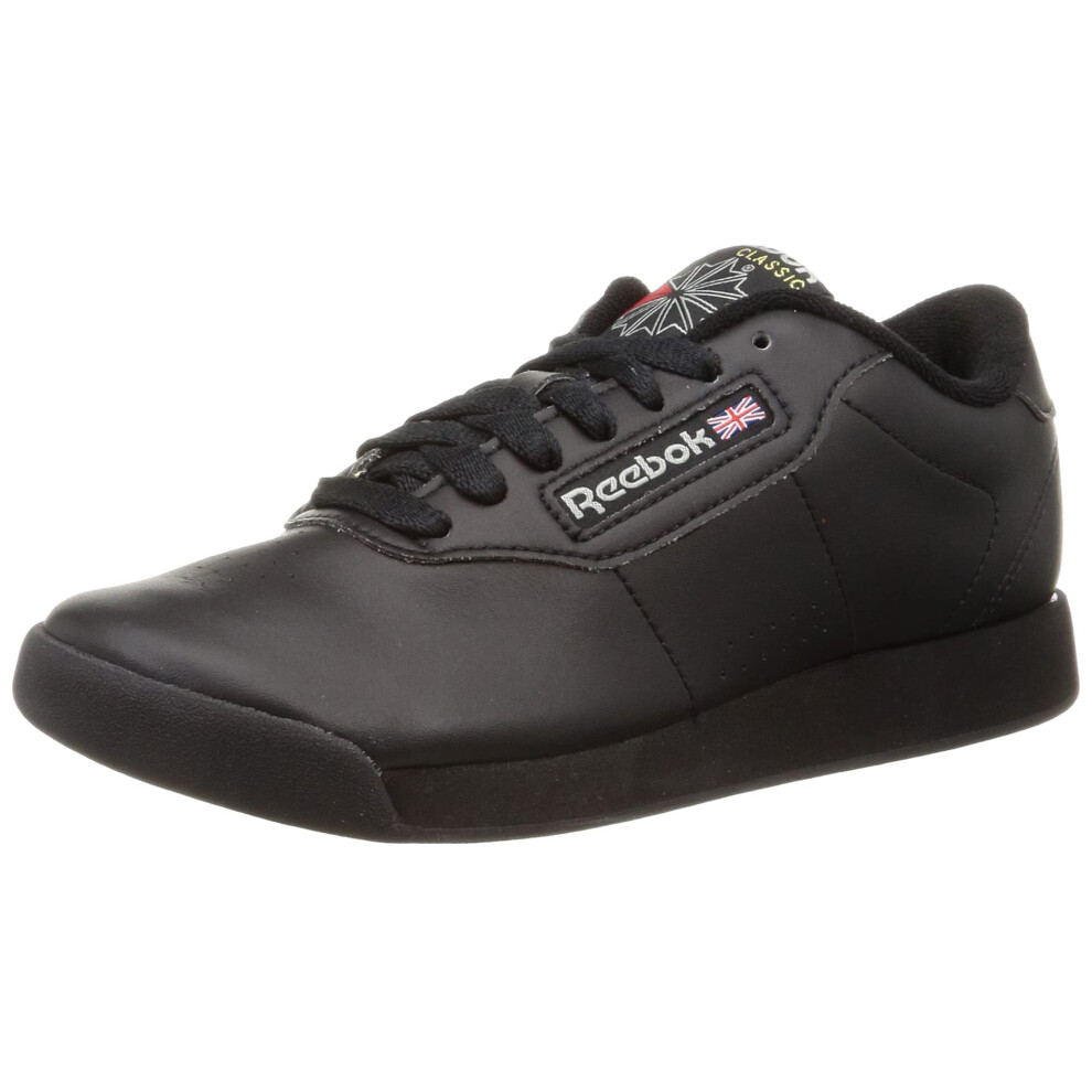 Reebok Women's Princess Sneaker  Black  6