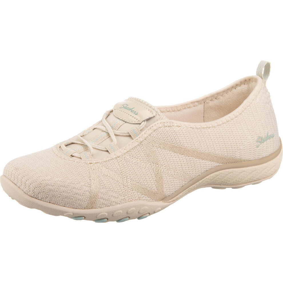 Skechers womens Breathe-easy - A-look Sneaker  Natural  7.5 US