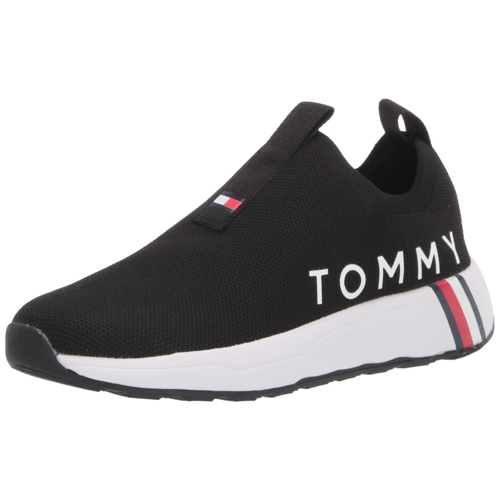 Tommy Hilfiger Women's Aliah Sneaker  Black  5.5