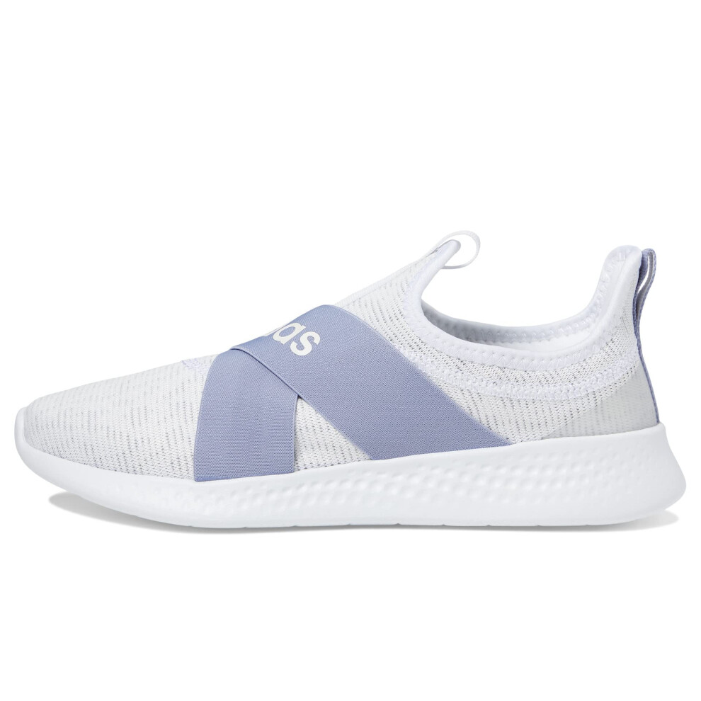 adidas Women's Puremotion Adapt Sneaker  White/Silver Violet/Zero Meta