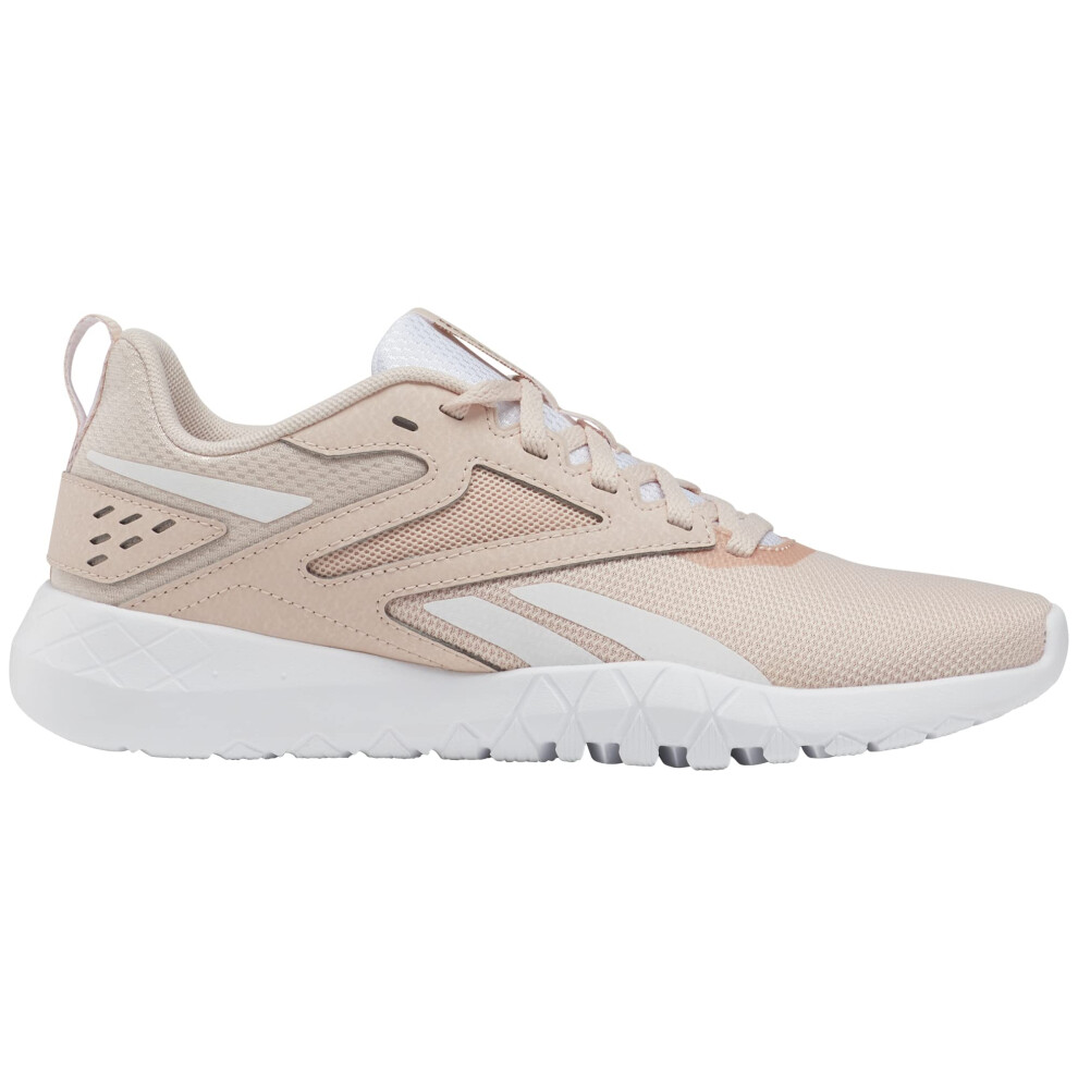 Reebok Women's Flexagon 4 Energy Sneaker  Pink/White  7