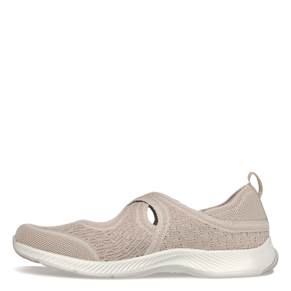 Skechers Women's Vapor Foam Move-Aster Sneaker  Taupe  8