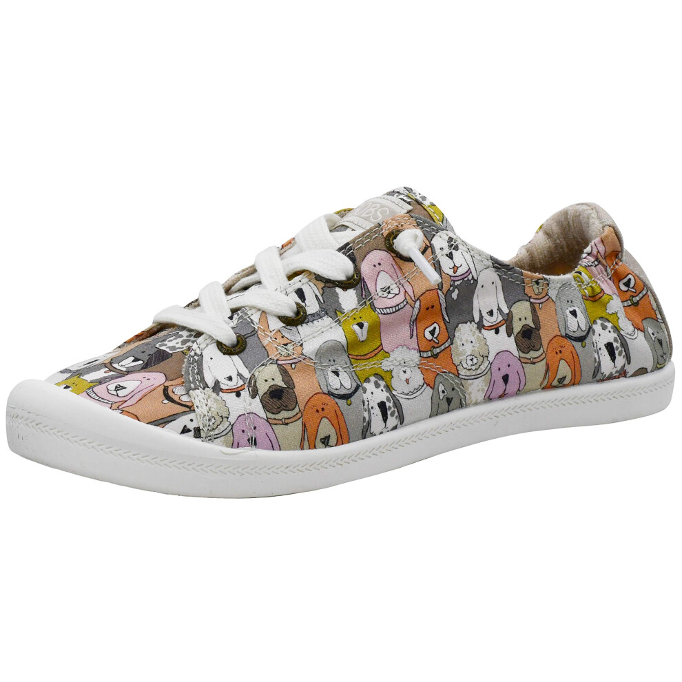 Skechers BOBS Women's Beach Bingo-Dog House Party Sneaker  Taupe Multi