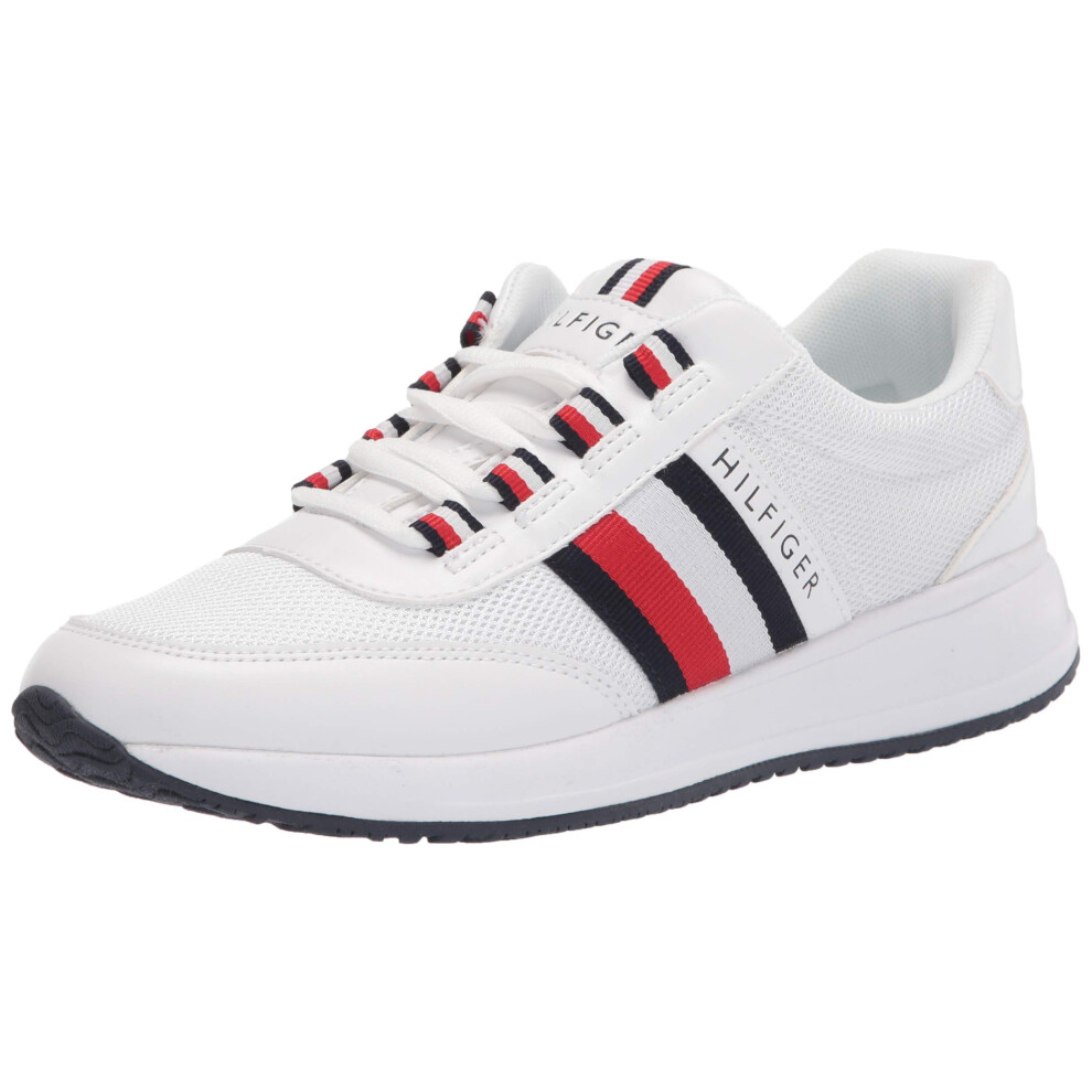 Tommy Hilfiger Women's twRELIDA Sneaker  White  5