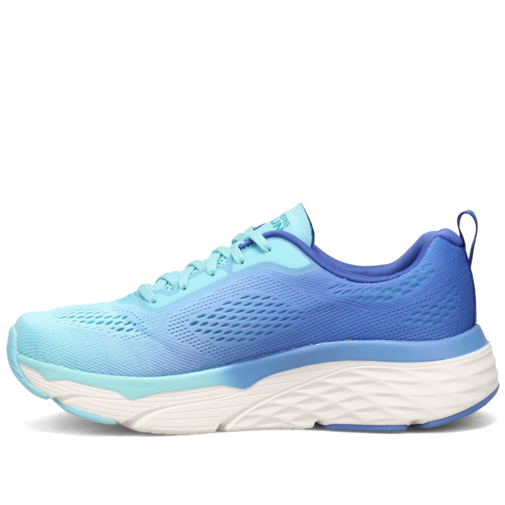 Skechers Women's MAX Cushioning Elite-Destination Point Sneaker  Blue/