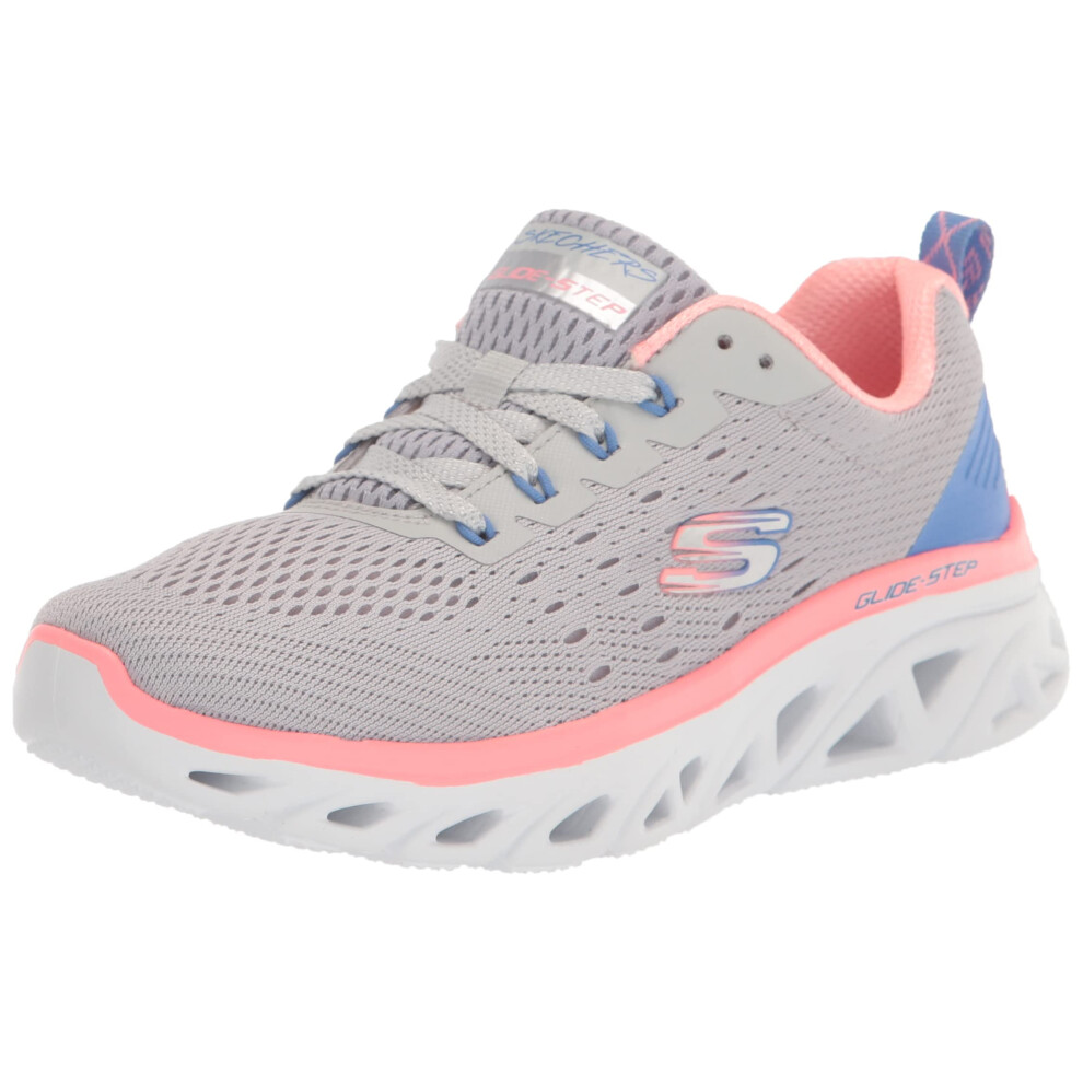 Skechers Women's Fresh Charm Sneaker  LGMT=Light Grey Multi  9.5