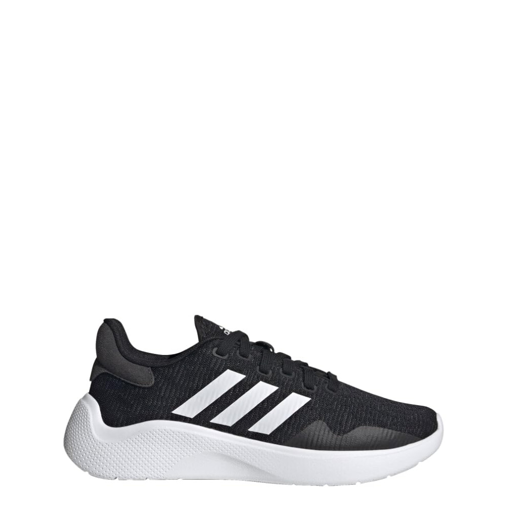 adidas Women's Puremotion 2.0 Sneaker  Black/White/Carbon  7.5