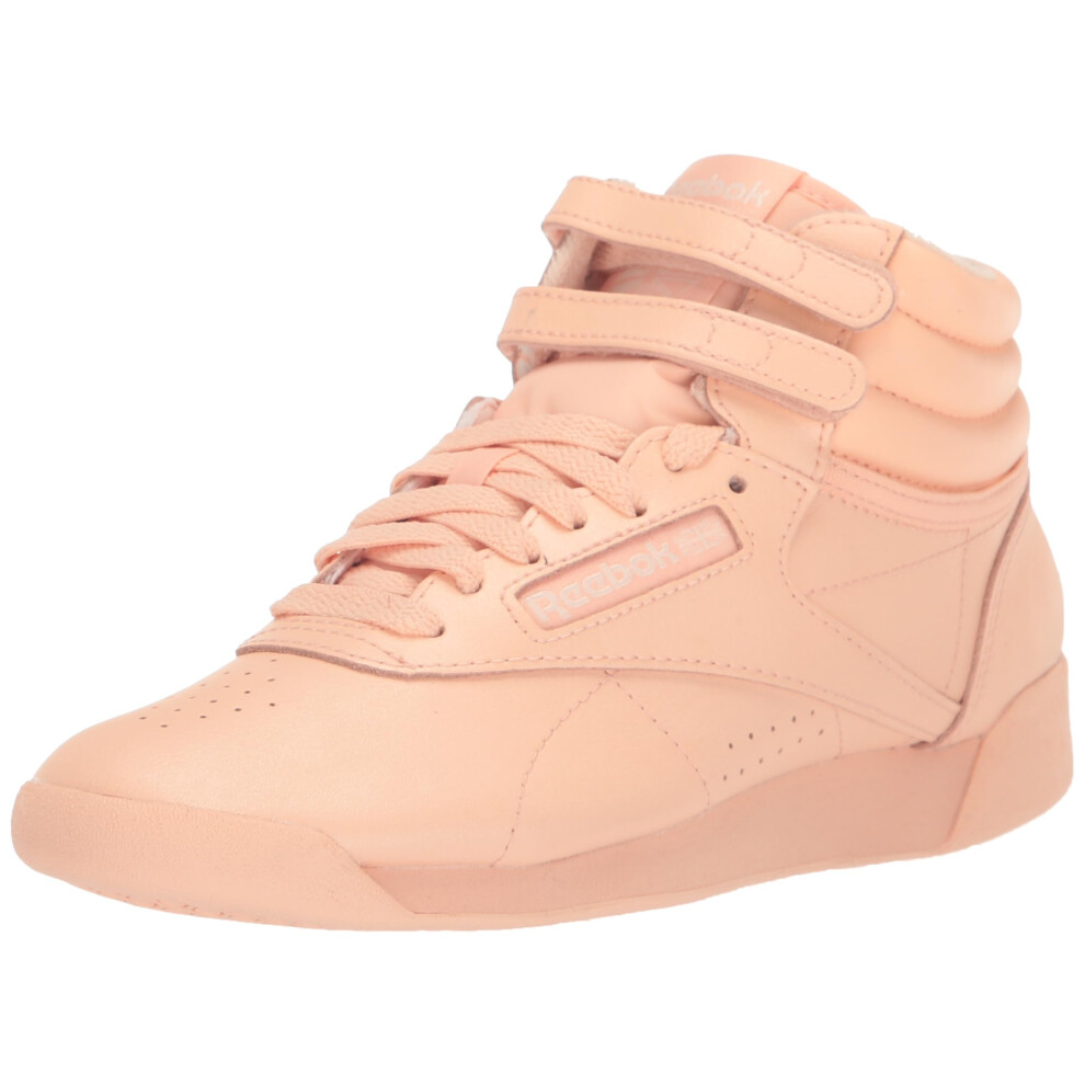 Reebok Women's Freestyle Hi High Top Sneaker  Aura Orange/Alabaster/Al