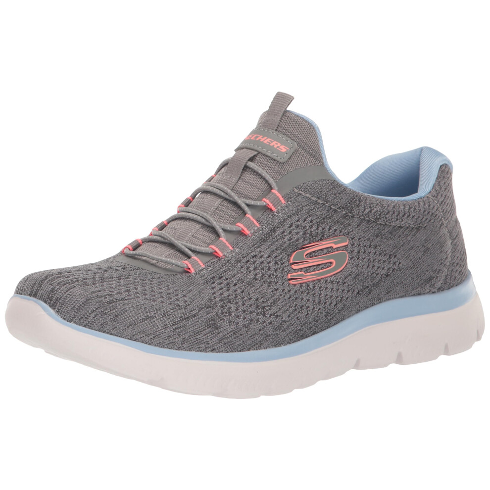 Skechers Sport Women's Women's Summits Fun Flare Sneaker  GYMT=Gray Mu