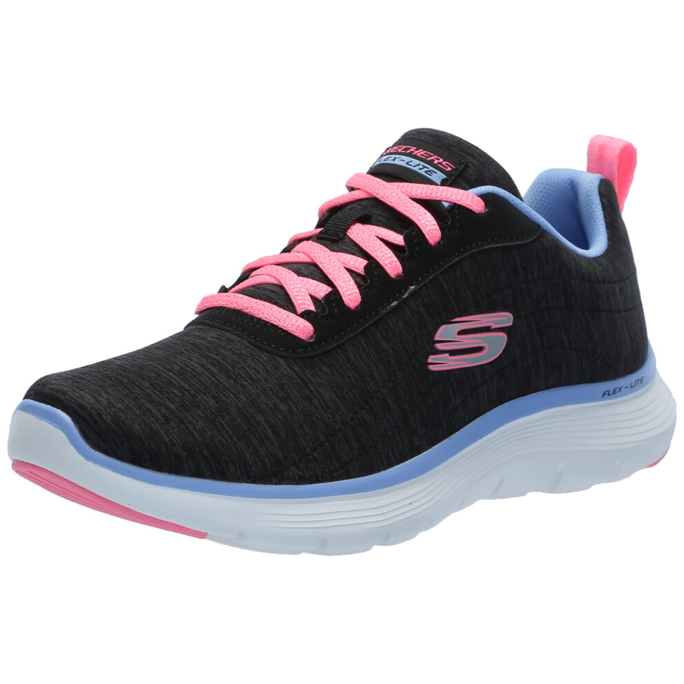 Skechers Women's Flex Appeal 5.0 Sneaker  BKMT= Black Multi  9.5