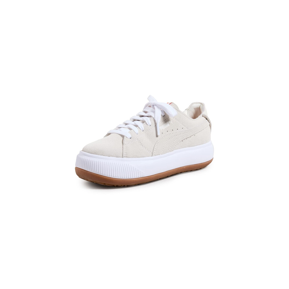 PUMA Women's Suede Mayu Deconstructed Sneakers  Pristine  Off White  9