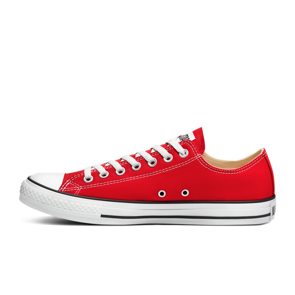 Converse Chuck Taylor All Star Canvas Low Top Sneaker  Red  8 US Men/1