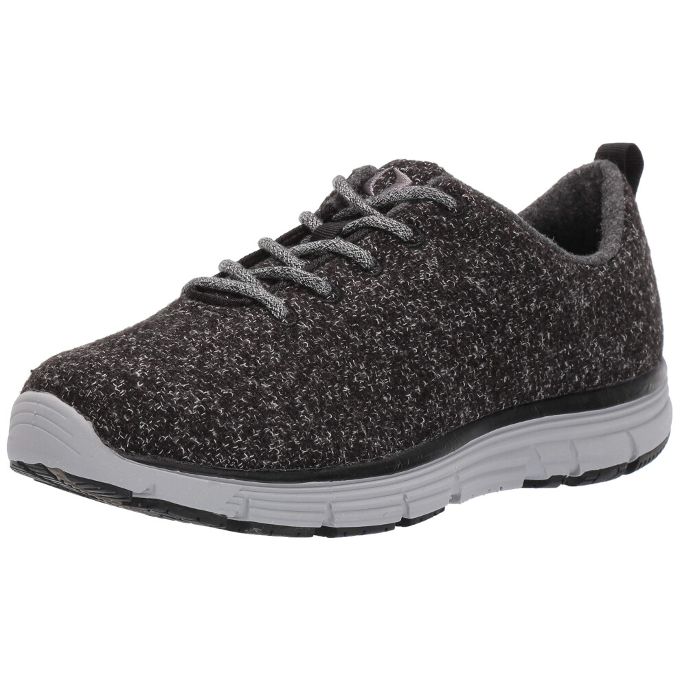 Apex Women's Natural Wool Knit Sneaker  Dark Grey  6.5 Medium US