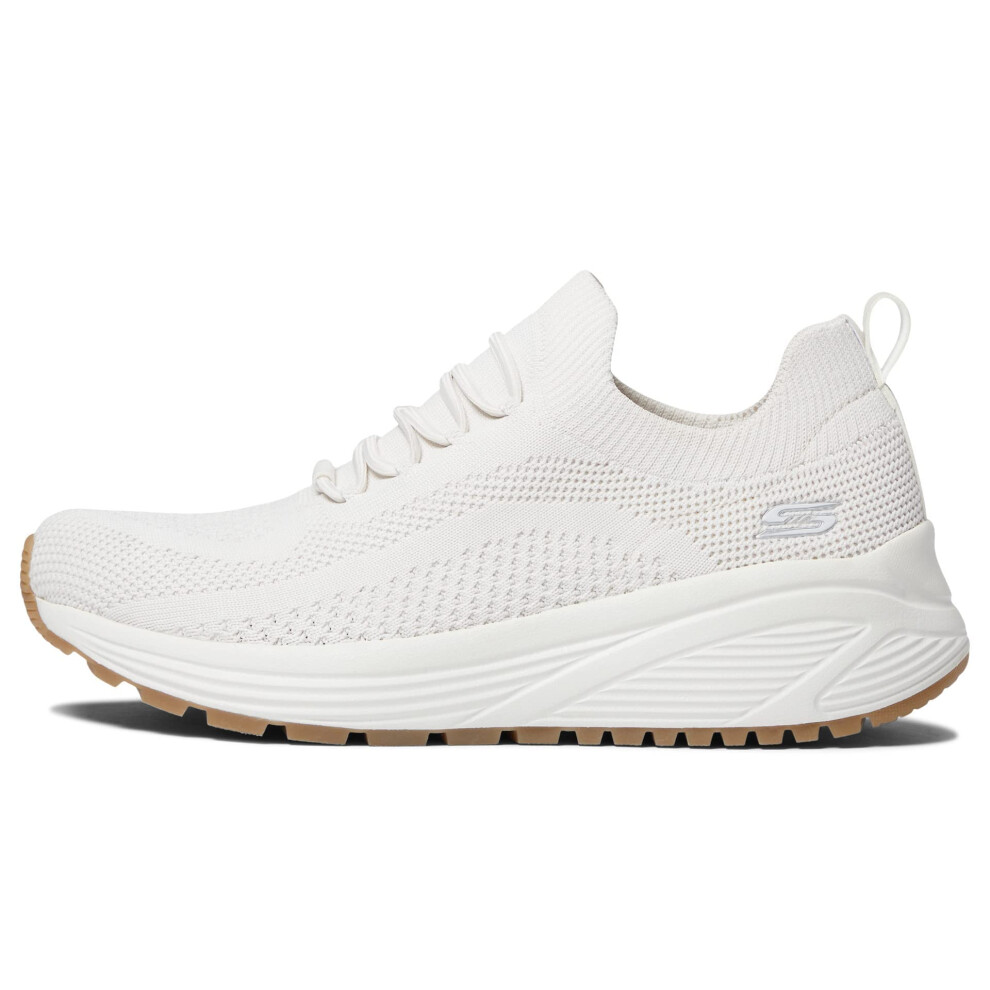 Skechers womens Bobs Sparrow 2.0- Allegiance Crew  Off-white  7