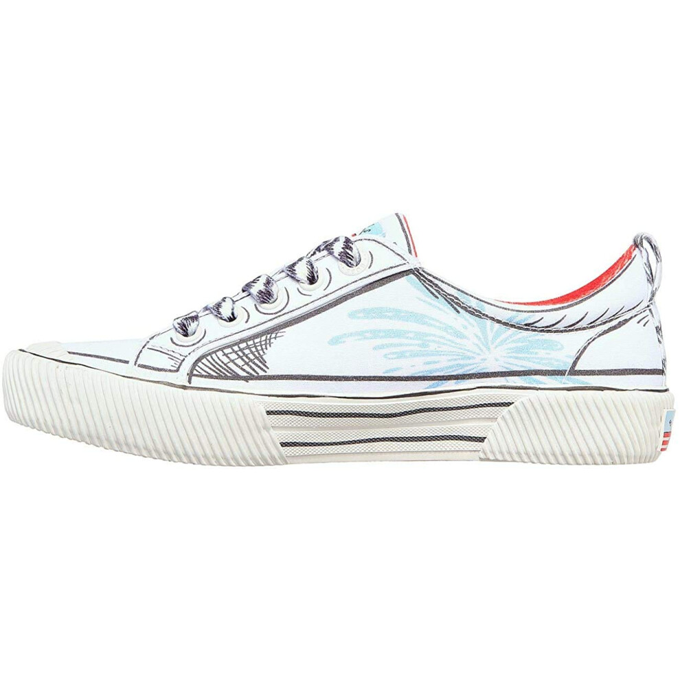 Skechers Women's Dr. BOBS B Wilder - That is That Sneaker  White/Multi