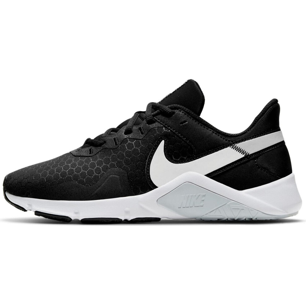 Nike Women's Cross Training Sneaker  Black White Pure Platinum  8.5