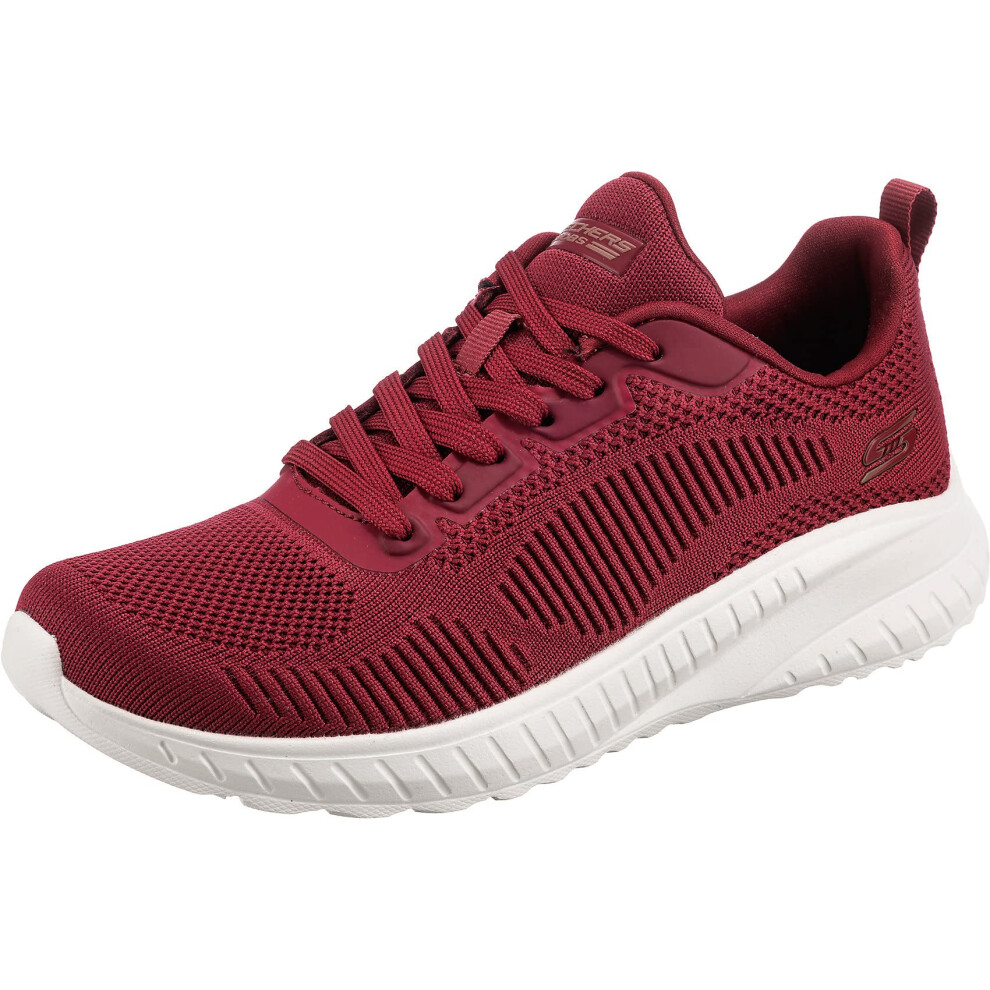 Skechers womens Sport - Squad Chaos - Face Off  Red  9.5