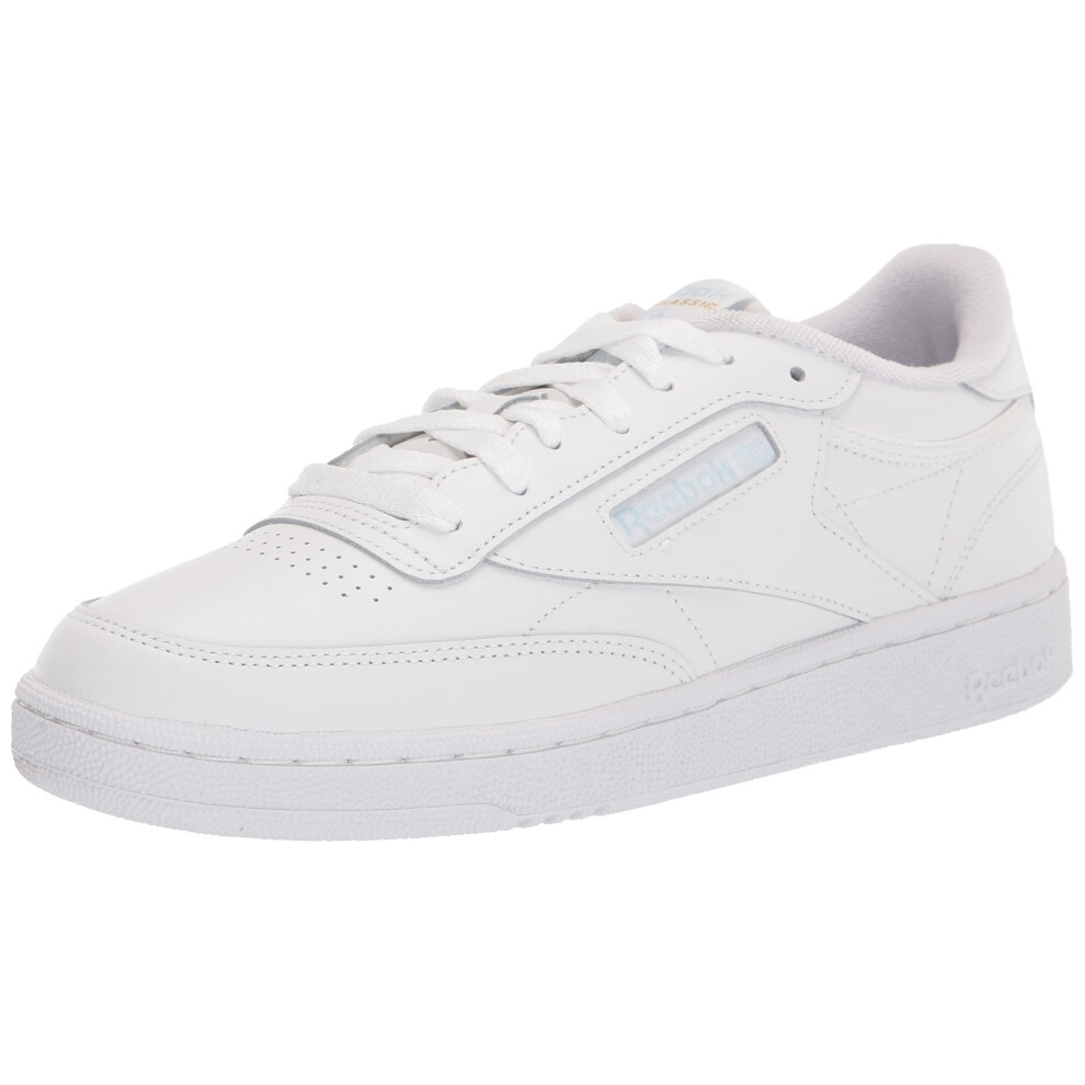 Reebok Women's Club C Sneaker  FTWR White/FTWR White/Glass Blue  5.5