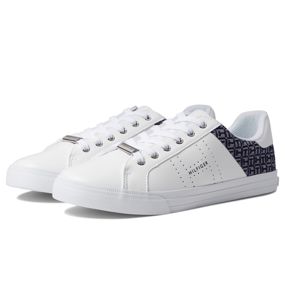 Tommy Hilfiger Women's LORIO Sneaker  White 1  7.5