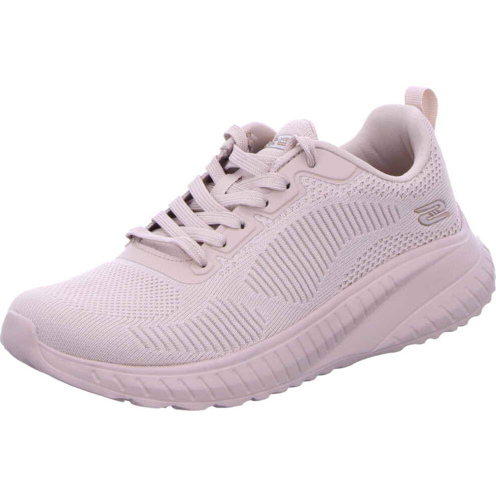 Skechers Women's Bobs Squad Chaos - Face Off Sneaker  Nude  8.5