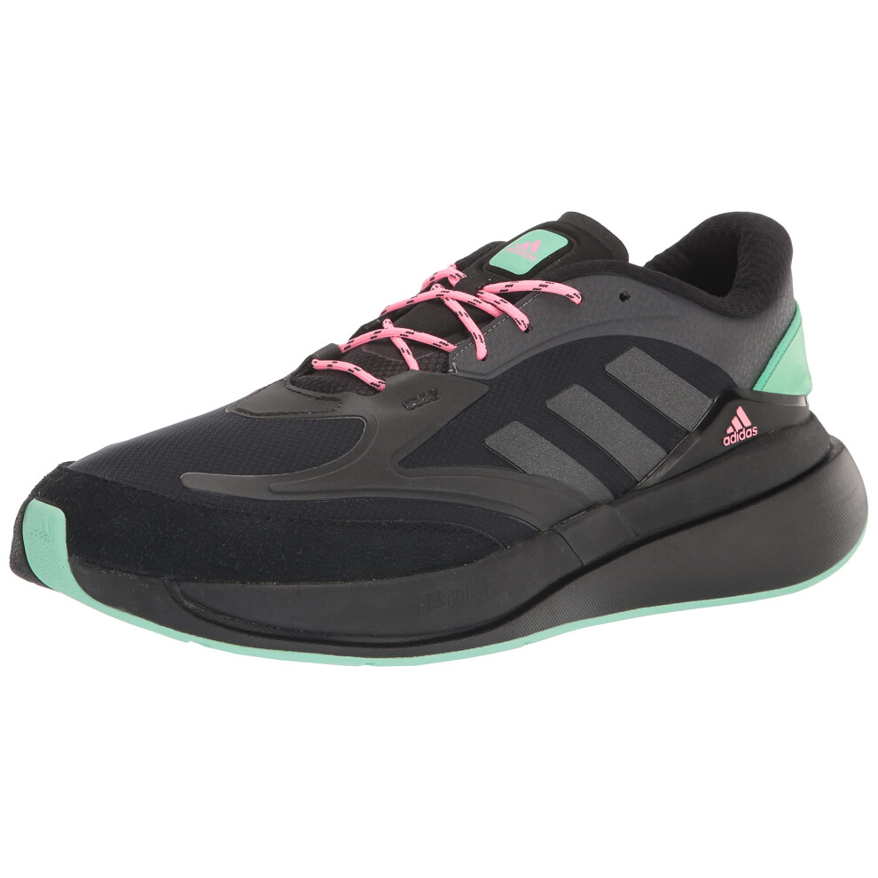 adidas Women's Brevard Sneaker  Black/Carbon/Pulse Mint  7