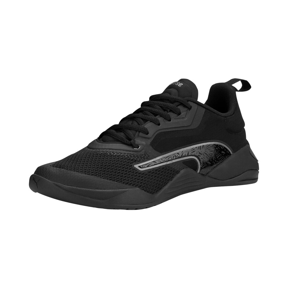 PUMA Women's FUSE 2.0 NOVA SHINE Sneaker  PUMA Black-Cool Dark Gray  6