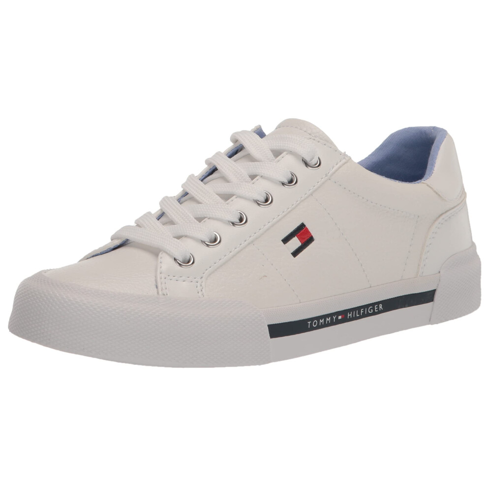 Tommy Hilfiger Women's LESTIEL Sneaker  White 140  8