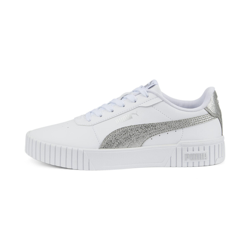 PUMA Women's CARINA STREET Sneaker  PUMA White-Rose Dust-Feather Gray