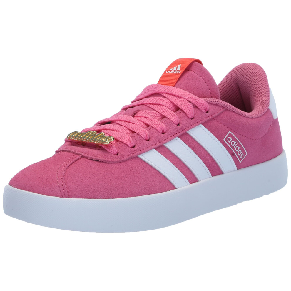 adidas Women's VL Court 3.0 Sneaker  Pink Fusion/White/Bright Red  8