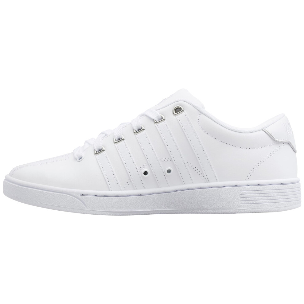 K-Swiss Women's Court Pro II CMF Sneaker  White/Silver  5.5 M