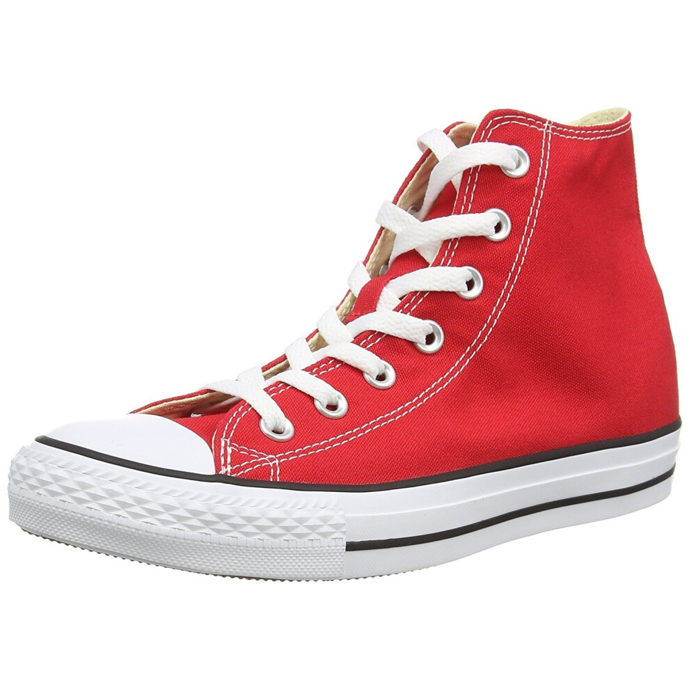 Converse Unisex Chuck Taylor All Star High Top (4.5 Men 6.5 Women  Red