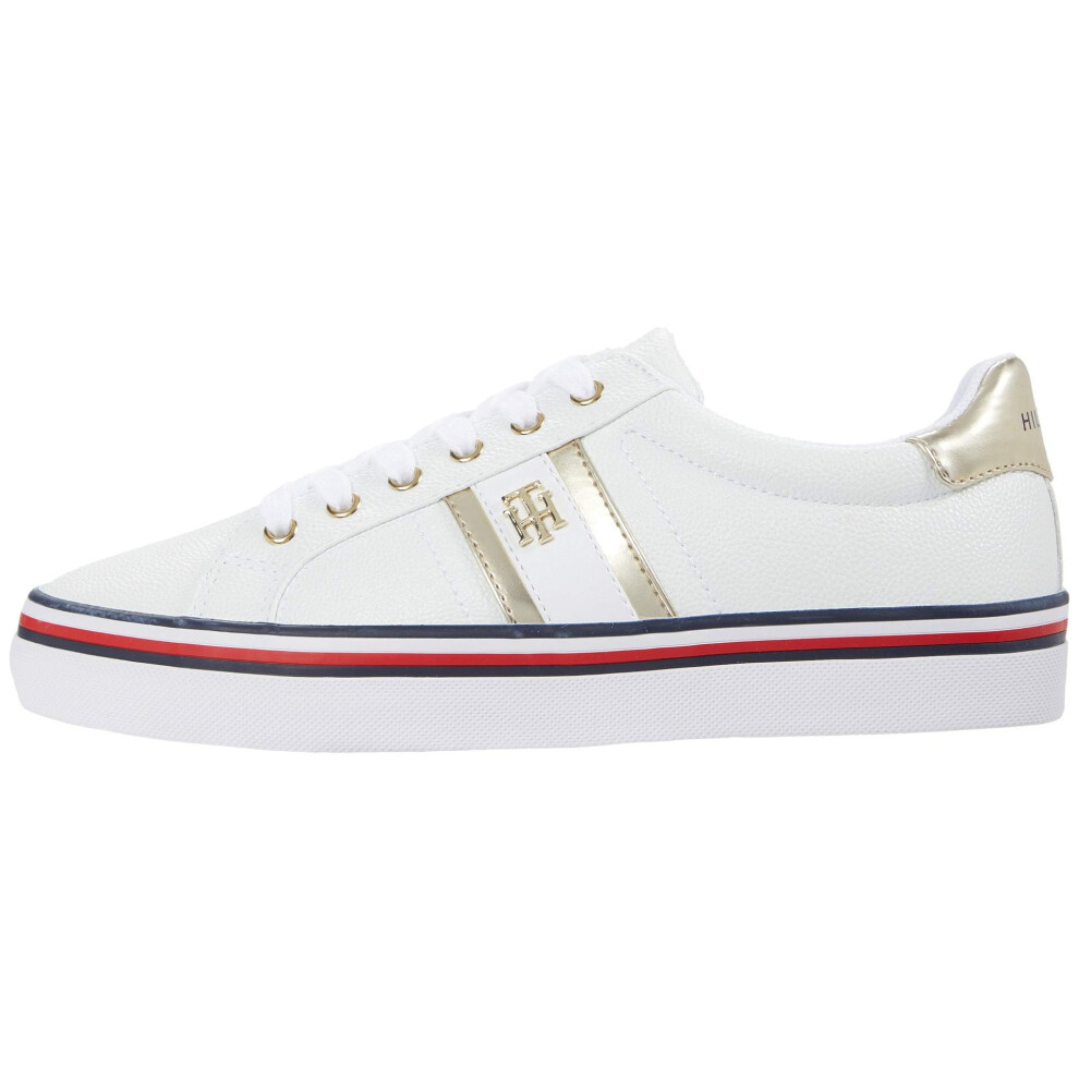 Tommy Hilfiger womens Fentii Sneaker  White  7.5 US