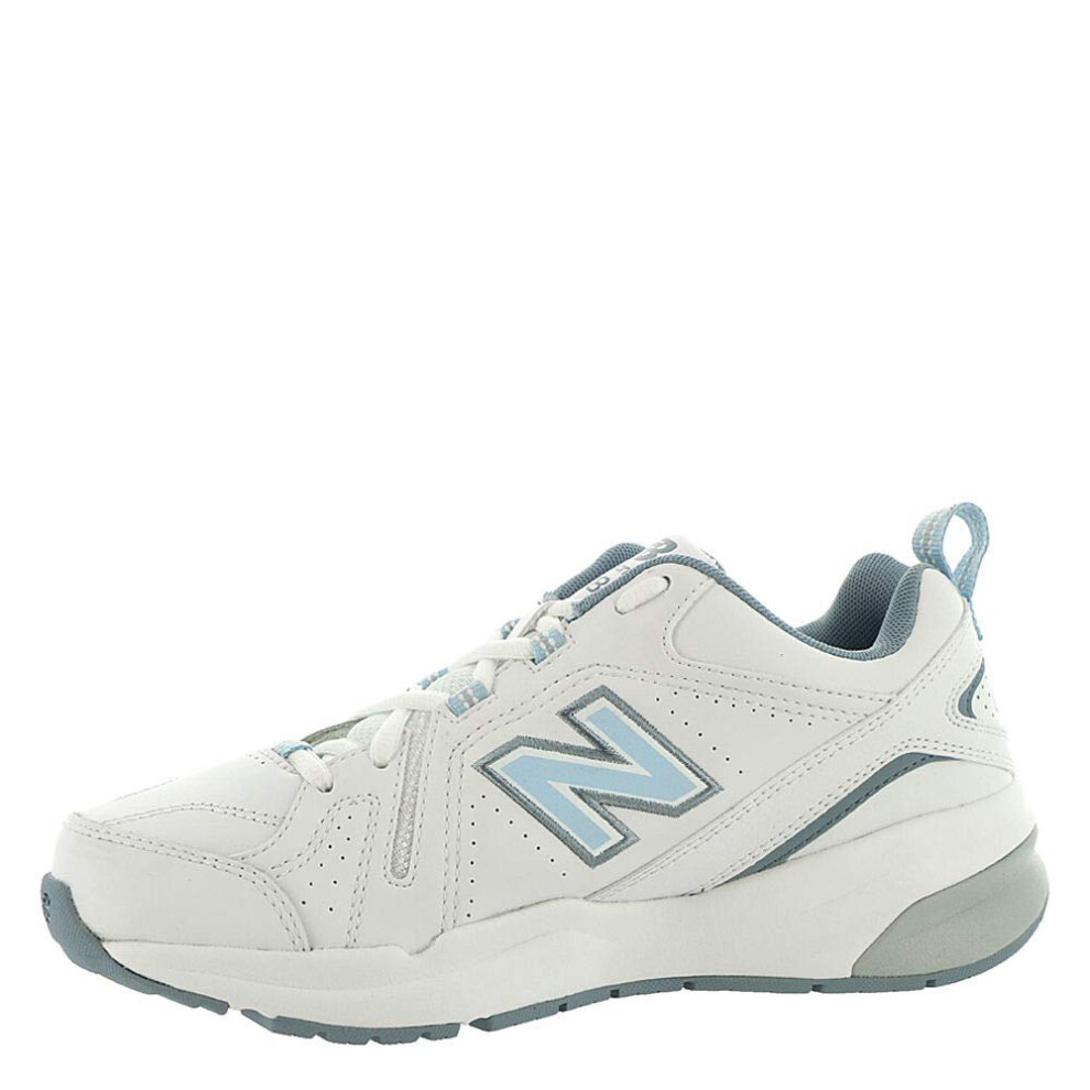 New Balance Women's 608 V5 Casual Comfort Cross Trainer  White/Light B