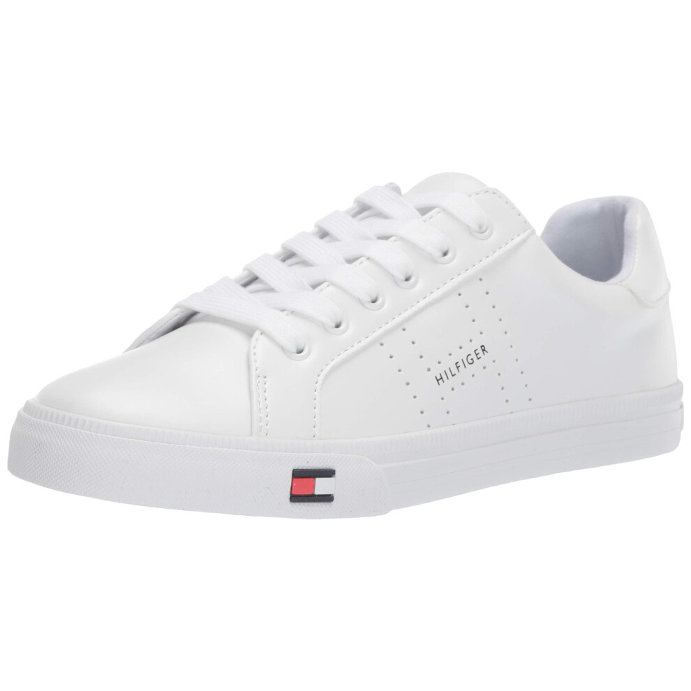 Tommy Hilfiger Women's Luster Sneaker  White  7