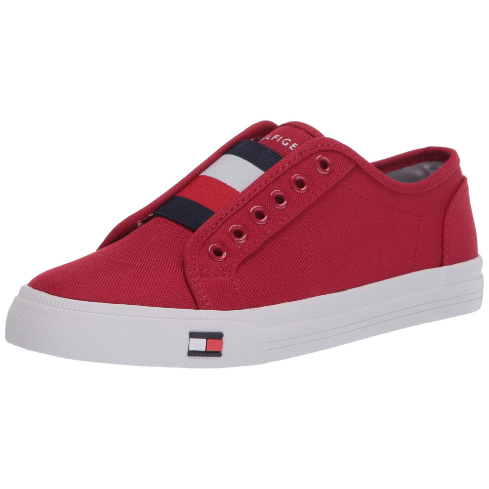 Tommy Hilfiger womens Anni Slip On Sneaker  Red  6 US