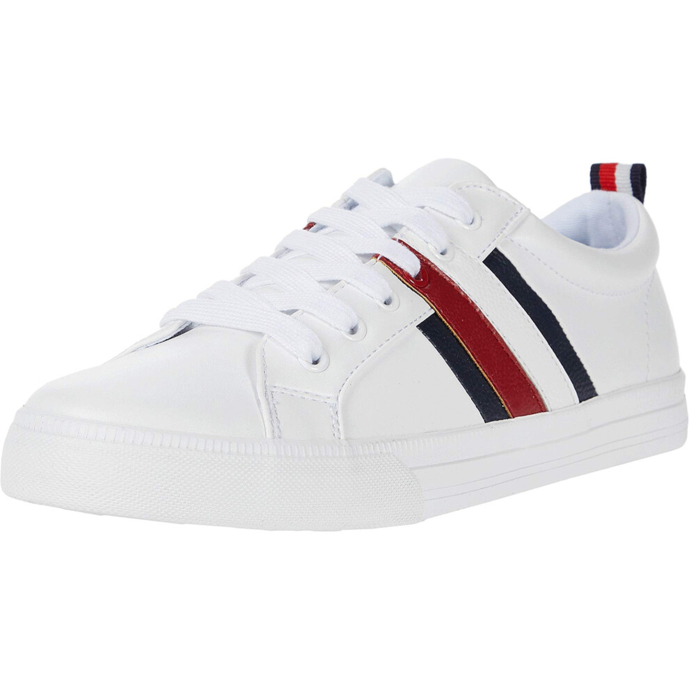 Tommy Hilfiger Women's LIREAI Sneaker  White  7