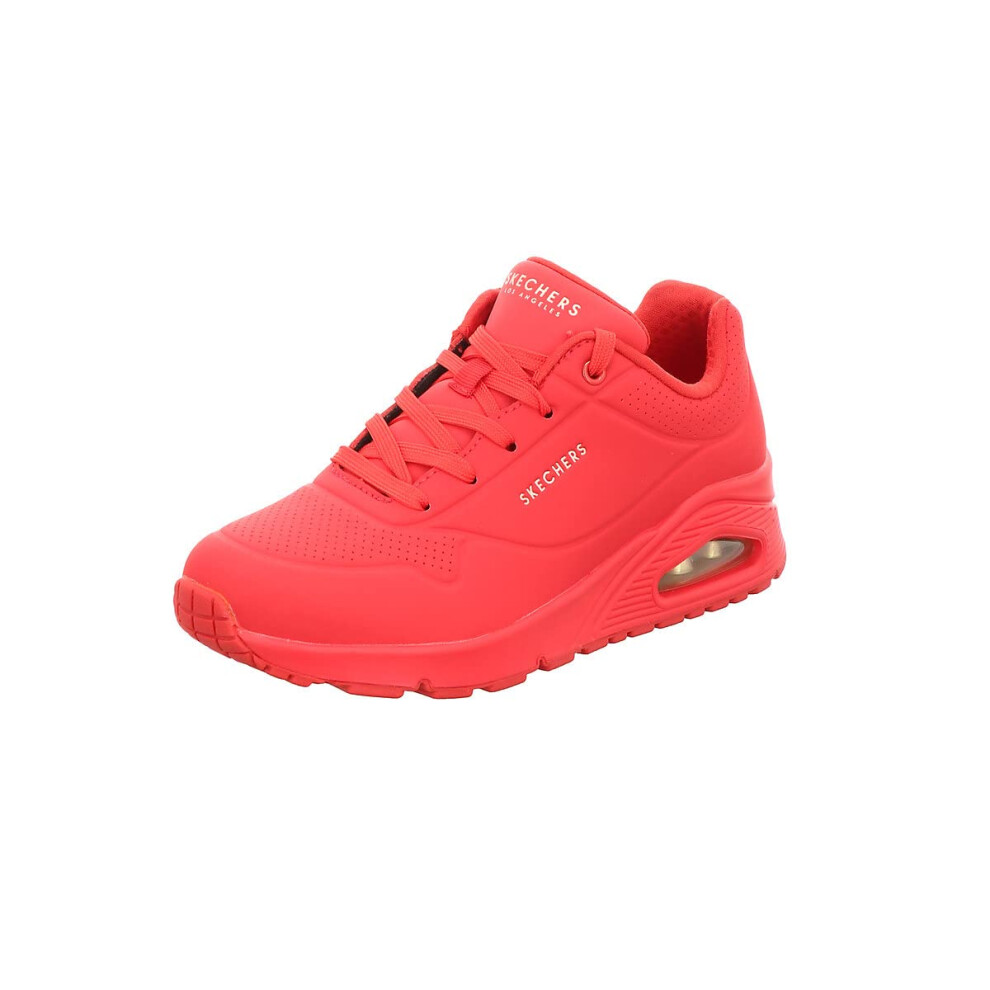 Skechers womens Skecher Street Women's Uno - Stand on Air Sneaker  Red