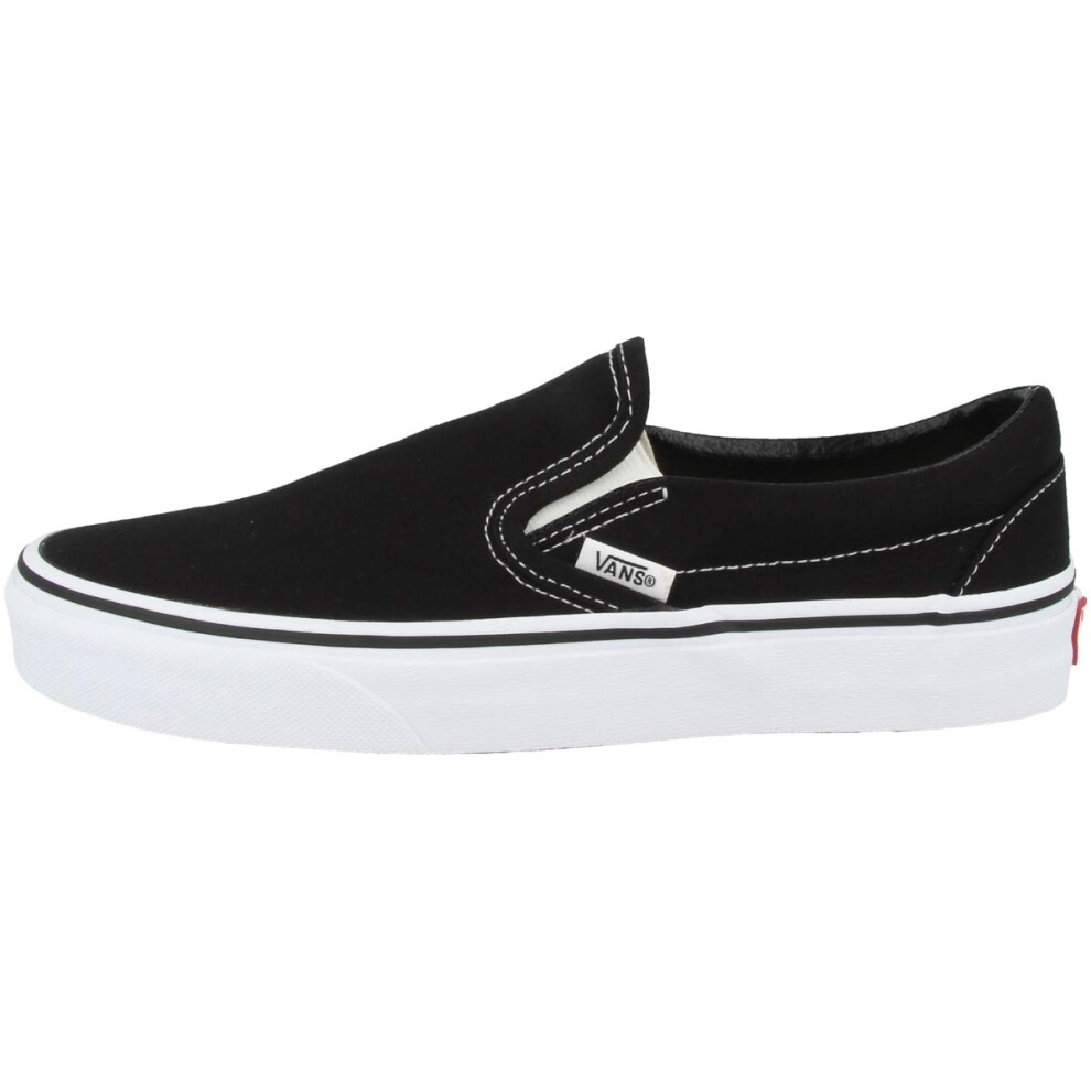 Vans Unisex Adults' Classic Slip On  Black And White Checker/White  6