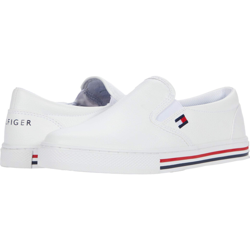 Tommy Hilfiger Women's LEZARI Sneaker  White/White  6.5