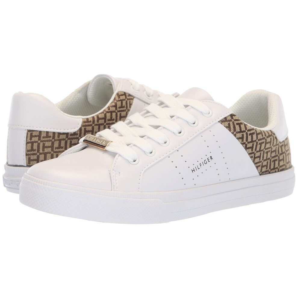 Tommy Hilfiger Women's LORIO Sneaker  White Multi  5.5